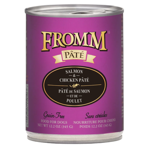 Fromm Salmon & Chicken Pate Dog Food 12.2oz - Poudre Pet and Feed Supply
